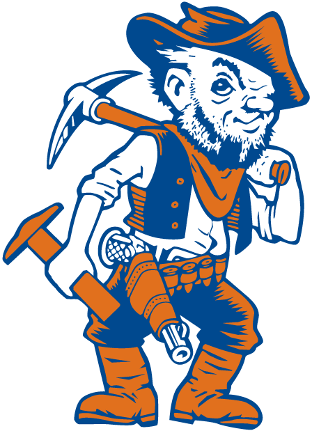 UTEP Miners 1991 Mascot Logo decal supplier